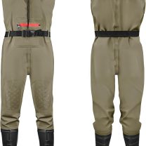 Fishing Waders for Men with Boots, Chest Waders, PVC Waterproof Waders for Hunting